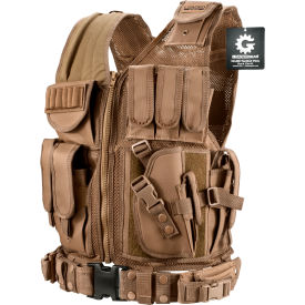 Loaded Gear VX-200 Tactical Right Hand Vest - Dark Earth