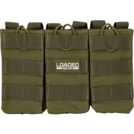 Loaded Gear CX-200 Triple Magazine Pouch - OD Green