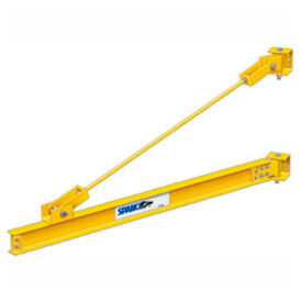 2 Ton, 12' span, Steel, Wall Mounted, Wall Bracket, Jib Crane, Tie Rod Design