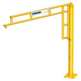 250 Lb. Cap, 10' Span, 10' HUB, Free Standing, Workstation, Jib Crane