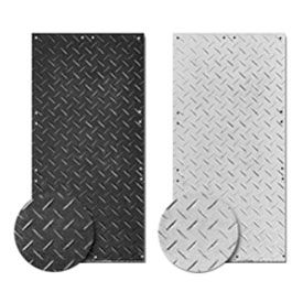 AlturnaMATS HDPE Ground Protection Mat, 4' x 8', Black