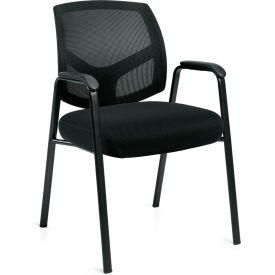 Mesh Back Guest Chair, Black