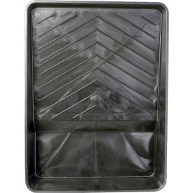RollerLite 9" Molded Plastic Paint Tray, Black, 24/Case