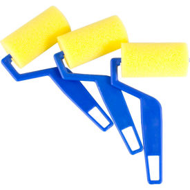3" x 3/8" High-Capacity Foam Mini Roller, 3/Pack 12/Case