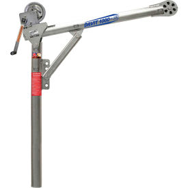 1000 lb. Steel Davit Crane W/ Manual Winch With Brake