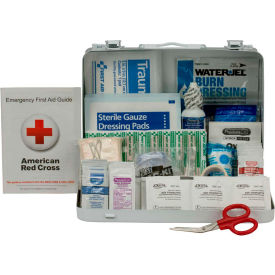 First Aid Kit, 25 Person, ANSI Compliant, Class A, Metal Case