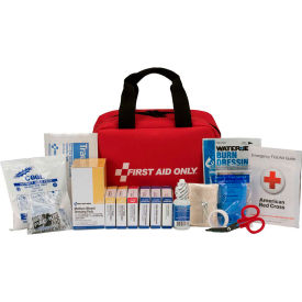 First Aid Kit, 25 Person, ANSI Compliant, Class A+, Fabric Case