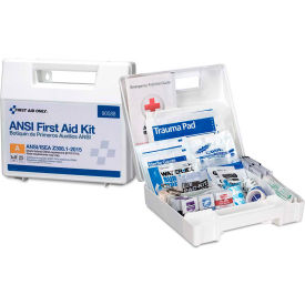 90588 First Aid Kit, 25 Person, ANSI Compliant, Class A, Plastic Case