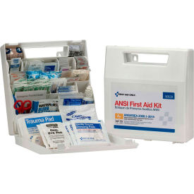 First Aid Kit, 50 Person, ANSI Compliant, Class A+, Plastic Case