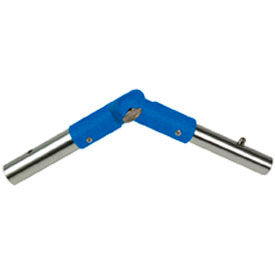 180 Degree Adjustable Angle Adapter, Blue/Metallic
