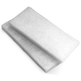 10" Fine Scrub Pads, White, 2 Pack - SW55220