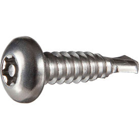 Tamper-Proof Security Self-Drilling Screw - Pan 6 Lobe Head - 410 SS - Pkg of 100