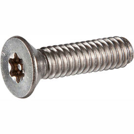 Tamper-Proof Security Machine Screw - Flat Torx Head - Size: M5 x 0.8 x 12mm - Material: 18-8 Stainless Steel - Quantity: 100 pack