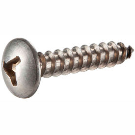 10A x 3/4" Tri-Wing Sheet Metal Screw - Opsit Truss Head - 18-8 Stainless Steel - Pkg of 100