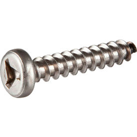 #8A x 1/2" Security Tri-Wing Sheet Metal Screw - Pan Head - 18-8 Stainless Steel - Pkg of 100