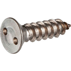 10 x 1" Tamper-Proof Security Spanner Sheet Metal Screw - Flat Head - 18-8 Stainless Steel - 100 Pk