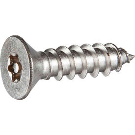 #10AB x 2" Tamper-Proof Security Sheet Metal Screw - Flat Torx Head - 18-8 Stainless Steel - 100 Pk