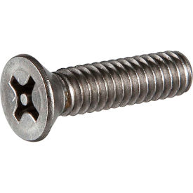 6-32 x 1-1/4" Security Machine Screw - Flat Phillips Head - 18-8 Stainless Steel - Pkg of 100