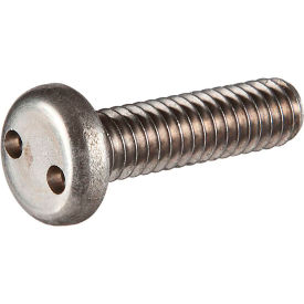 8-32 x 1/2" Tamper-Proof Security Spanner Machine Screw - Pan Head - 18-8 Stainless Steel - 100 Pack