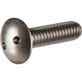 8-32 x 1-1/4" Tamper-Proof Security Spanner Machine Screw - Oval Head - Brass - Plain - 100 Pk