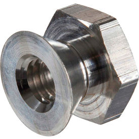 1/4-20 Tamper-Proof Security Breakaway Nut - Non-Removable - Aluminum - Pkg of 100