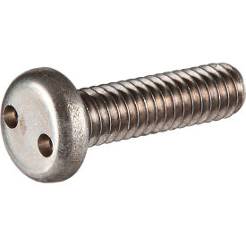 6-32 x 1-1/2" Tamper-Proof Security Spanner Machine Screw - Pan Head - 18-8 Stainless Steel - 100 Pk