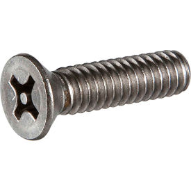 10-24 x 3" Tamper-Proof Security Machine Screw - Flat Phillips Head - 18-8 Stainless Steel - 50 Pk