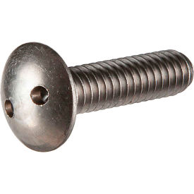 6-32 x 1/2" Tamper-Proof Security Spanner Machine Screw - Oval Head - 18-8 Stainless Steel - 100 Pk