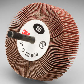 Flap Wheel Type 83 3" x 1" x 1/4" 80 Grit Aluminum Oxide