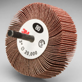 Flap Wheel Type 83 244D 3" x 1" x 1/4" 60 Grit Aluminum Oxide