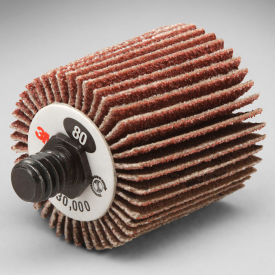 Flap Wheel Type 84 1" x 1" x 1/4-20 External 80 Grit Aluminum Oxide
