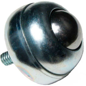 Threaded 5/16-18 Stud Ball Transfer 1"Dia Carbon Steel Ball 75 Lb
