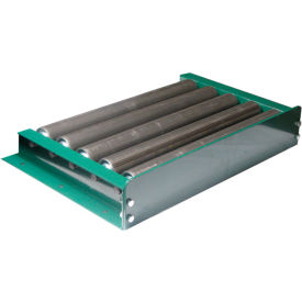 Flat End Stop for Ashland 37" BF Roller Conveyor - Painted Steel 4-1/2" x 1/4"