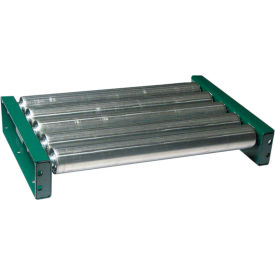 27"W Gravity Roller Conveyor, 10'L, 2-1/2" Roller Diameter, 6" Roller Centers