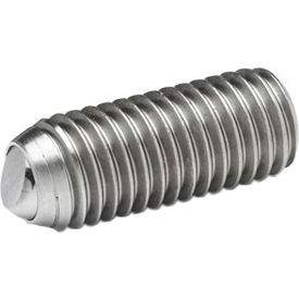 Set Screw with Flat Ball - 10-32 Thread x 5/8" Thread Length