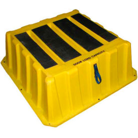 1 Step Plastic Step Stand Large - Yellow 37"W x 37"D x 14"H