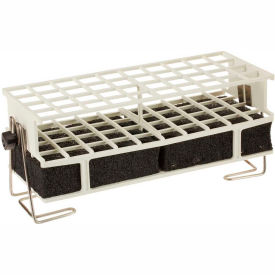 Full-Size Test Tube Rack Clamp, For 17-20mm Tubes, 4 x 10 Array, White
