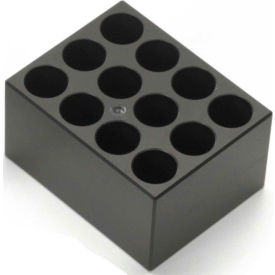 Block For Digital Drybath, Holds (12) 20mm Dia. Tubes