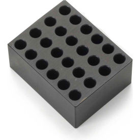 Block For Digital Drybath, Holds (24) 12mm Dia. Tubes