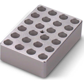 Block Heater for Compact Dry Bath/Block Heater, 24 x 0.2 mL Tubes (1/4 Block)