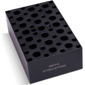Block Heater, 32 x 6 mm + 21 x 10 mm Dia. Tubes