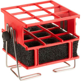 Half-Size Test Tube Rack Clamp, For 26-30mm Tubes, 3 x 3 Array, Green