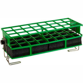 Full-Size Test Tube Rack Clamp, For 26-30mm Tubes, 3 x 8 Array, Green