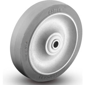 2" Wheel 4 x 1-1/4 Performa Rubber 3/8 Annular Ball Bearing - Gray