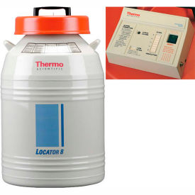 Locator 8 Cryogenic Rack and Box System with Level Monitor, 111 Liters