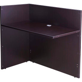 Reception Desk Return Shell - 42" - Mocha