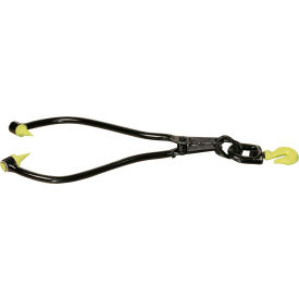 Steel Spring Loaded Swivel Grab Skidding Tongs - 28" Hook Opening
