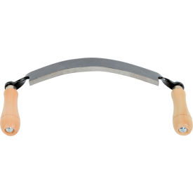 Draw Shave - Curved 10" Steel Blade with Wood Handles