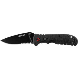 3" 7CR17 Stainless Steel Blade Max Lock Folding Knife W/ Nylon Handle