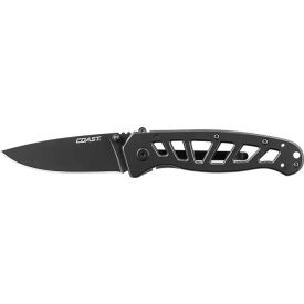 3" 7CR17 Stainless Steel Blade Double Lock Folding Knife with Stainless Steel Handle